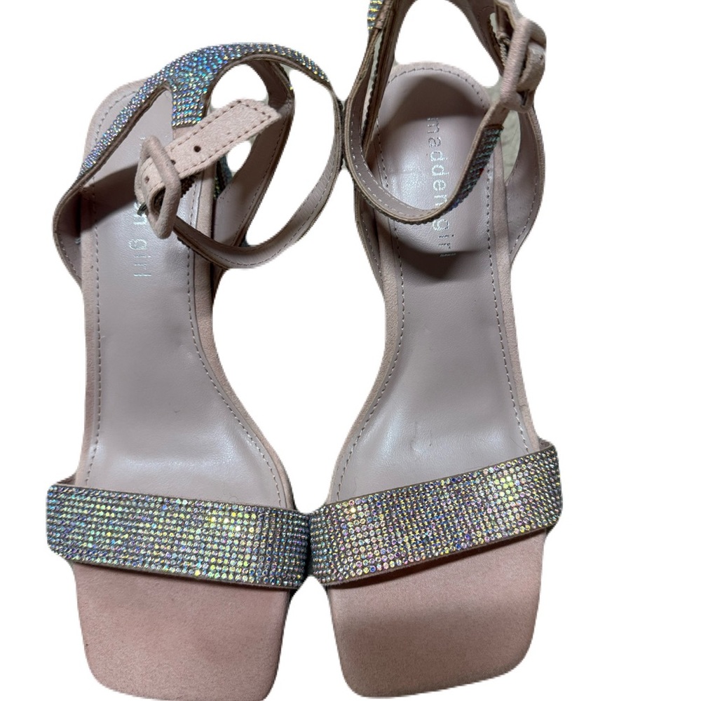 Madden Girl Rhinestone Embellished Sandals